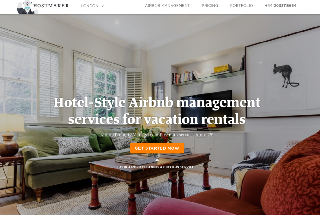 airbnb cleaning service website