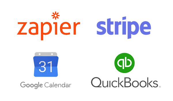 Launch27 integrates with Zapier, Stripe, Google Calendar, QuickBooks and many other apps